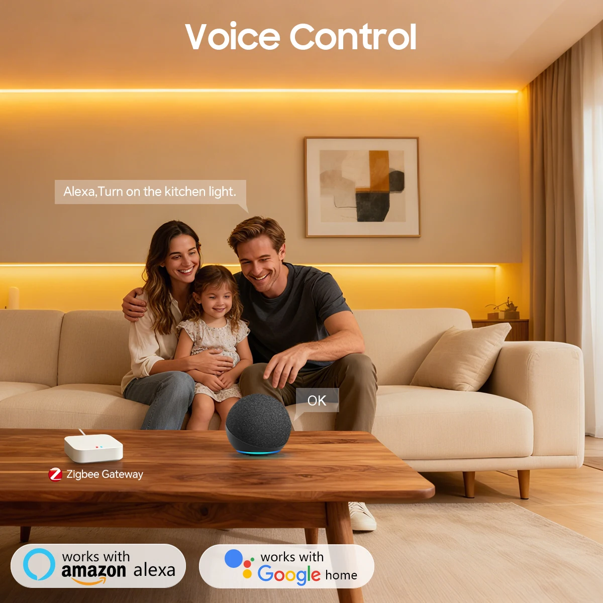 Zigbee Smart Under Cabinet Lig - Smart Home Furniture avis et prix