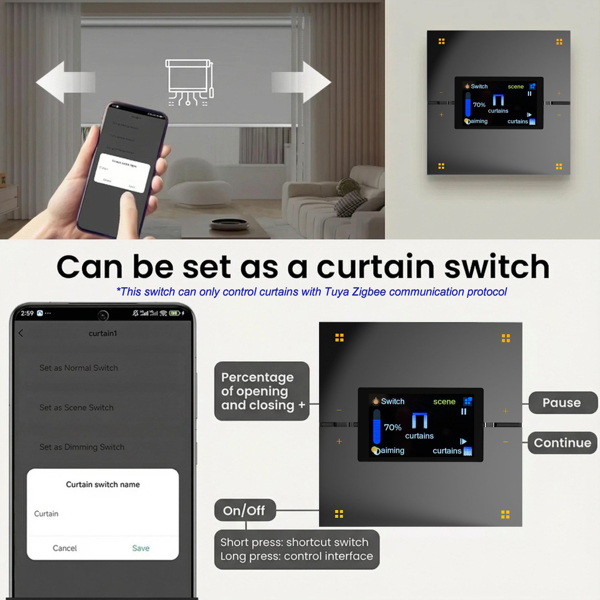 M9 Pro 8-Button UK Tuya Smart  - Smart Home Button avis et prix