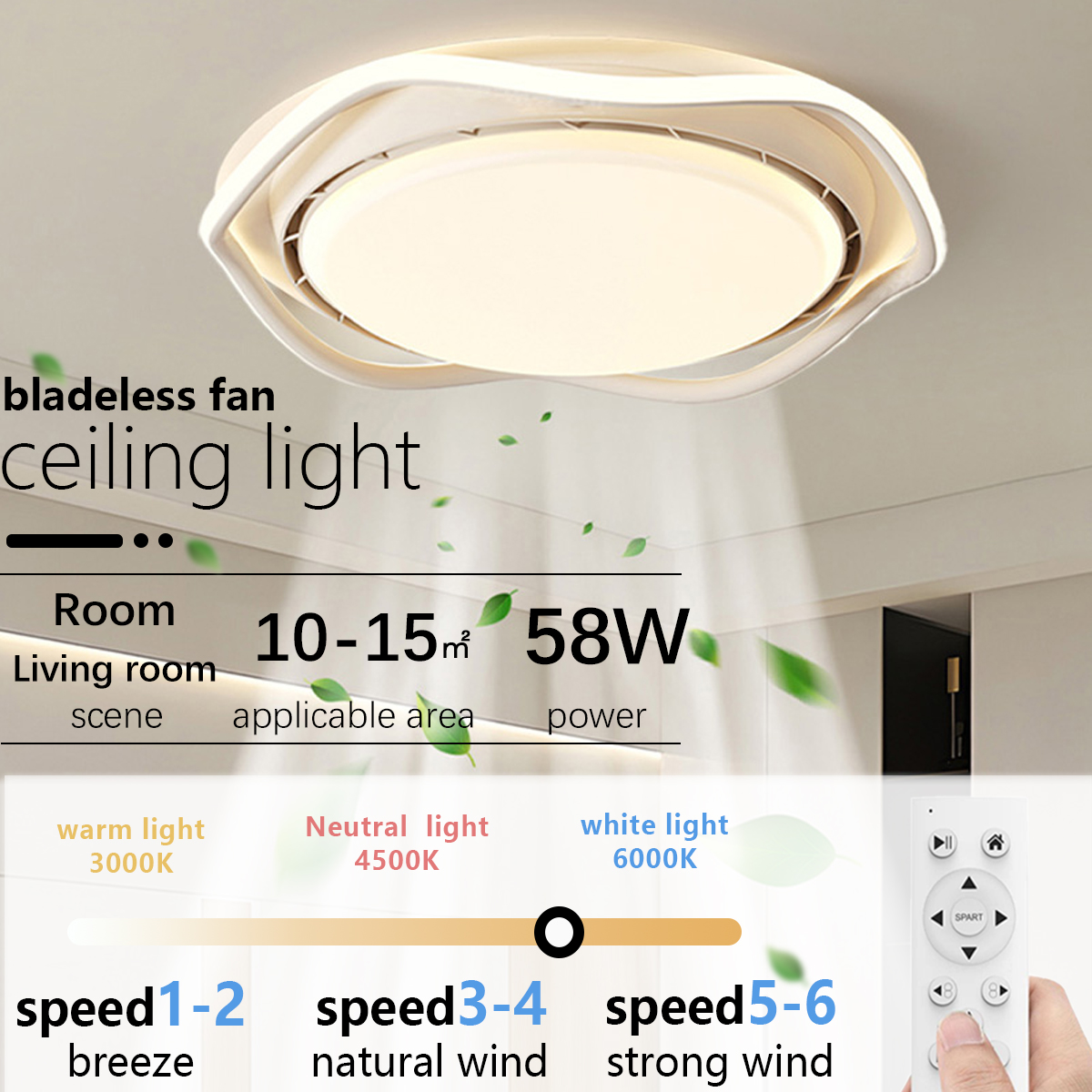 2026 New Smart Silent LED Ceil - Smart Ceiling Fan avis et prix