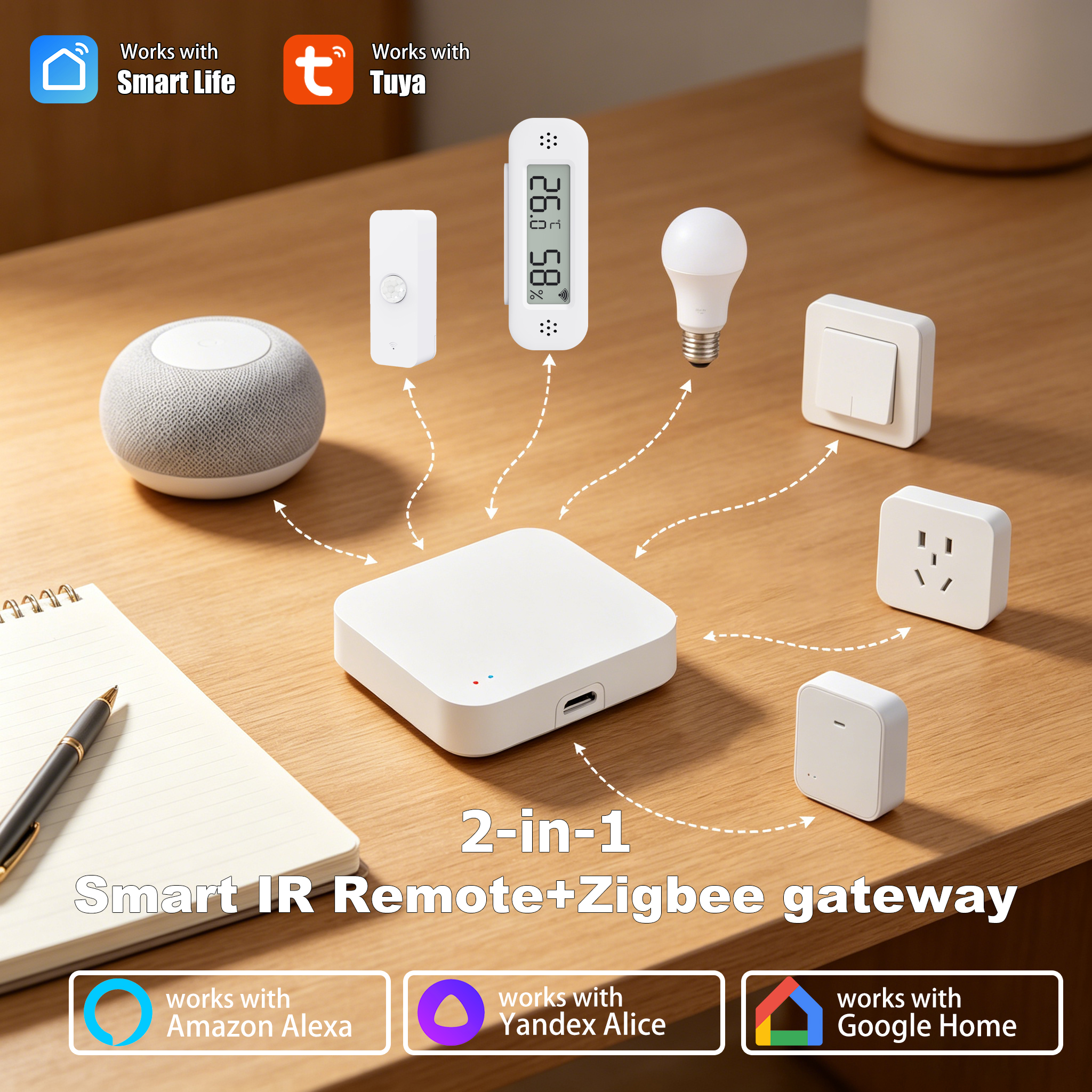 Tuya Zigbee 3.0 Gateway IR Rem - Smart Home Hub Matter avis et prix