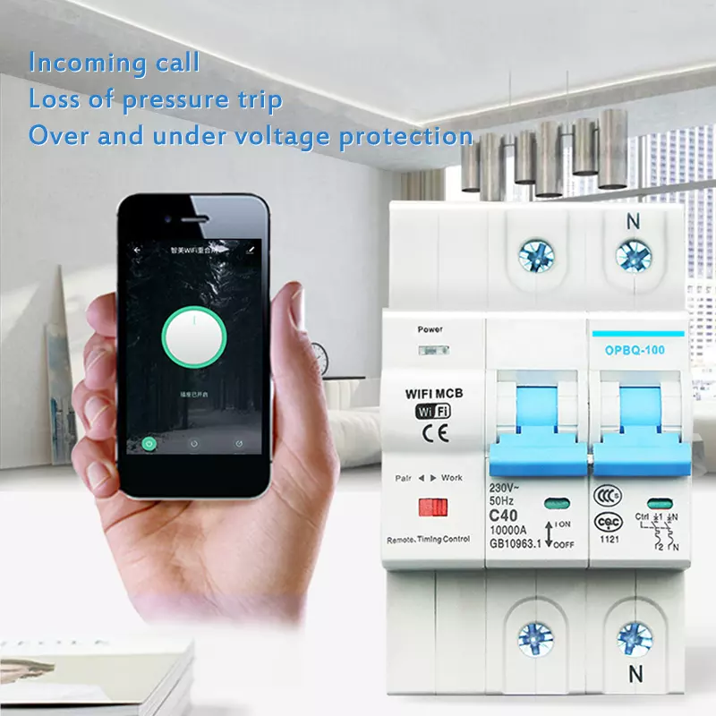 Smart 4-Pole Mini Circuit Brea - Smart Home Remote Control avis et prix