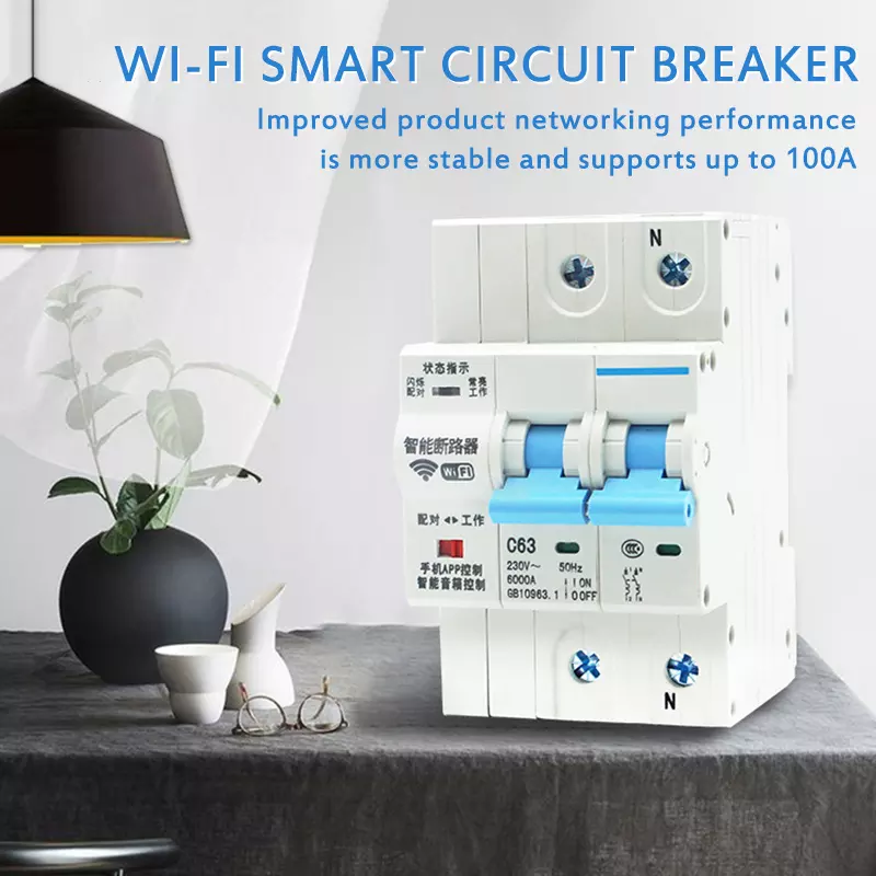 Smart 4-Pole Mini Circuit Brea - Smart Home Remote Control avis et prix
