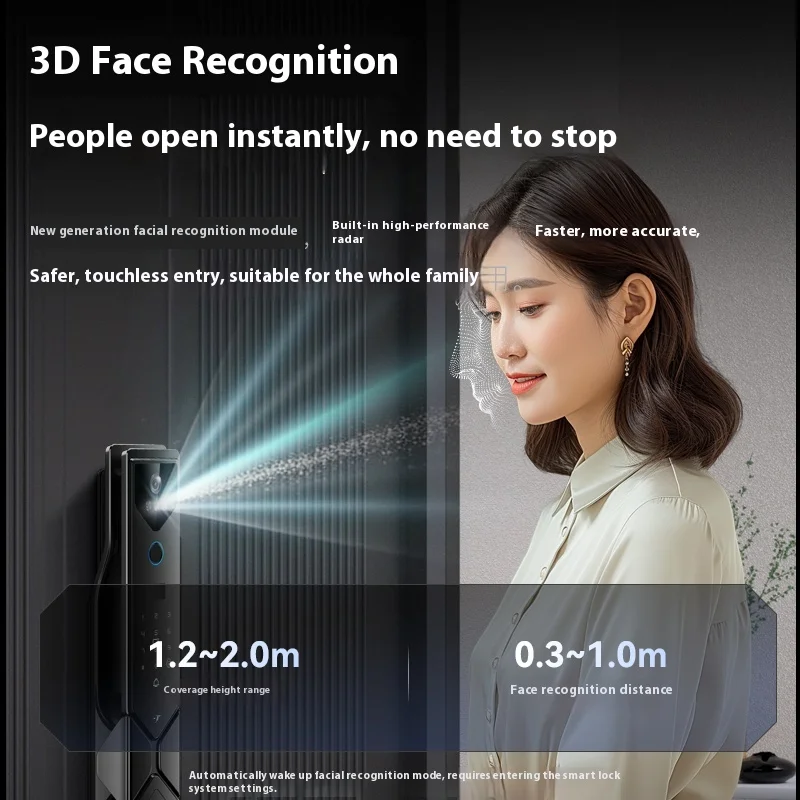 TLF For S93 Smart Door  Wooden - Smart Home Security avis et prix