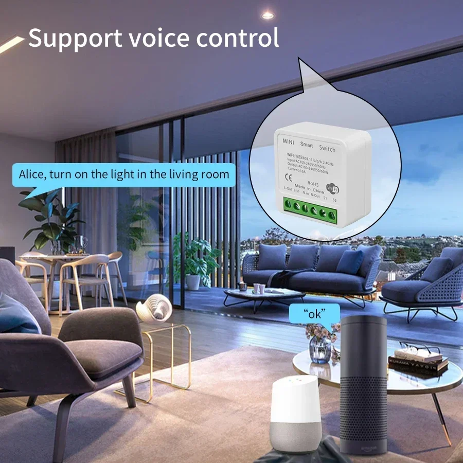 16A 20A Tuya Smart WiFi Switch - Smart Home Remote Control avis et prix