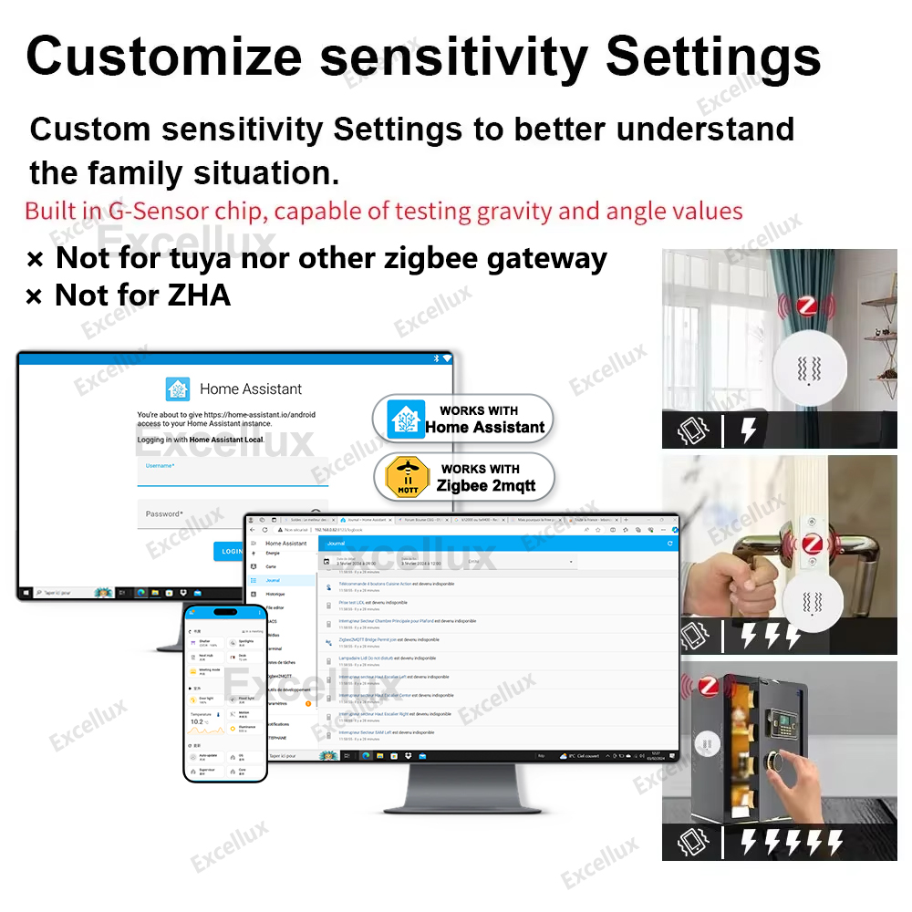Zigbee 3.0 Smart Vibration Sen - Smart Home Security avis et prix