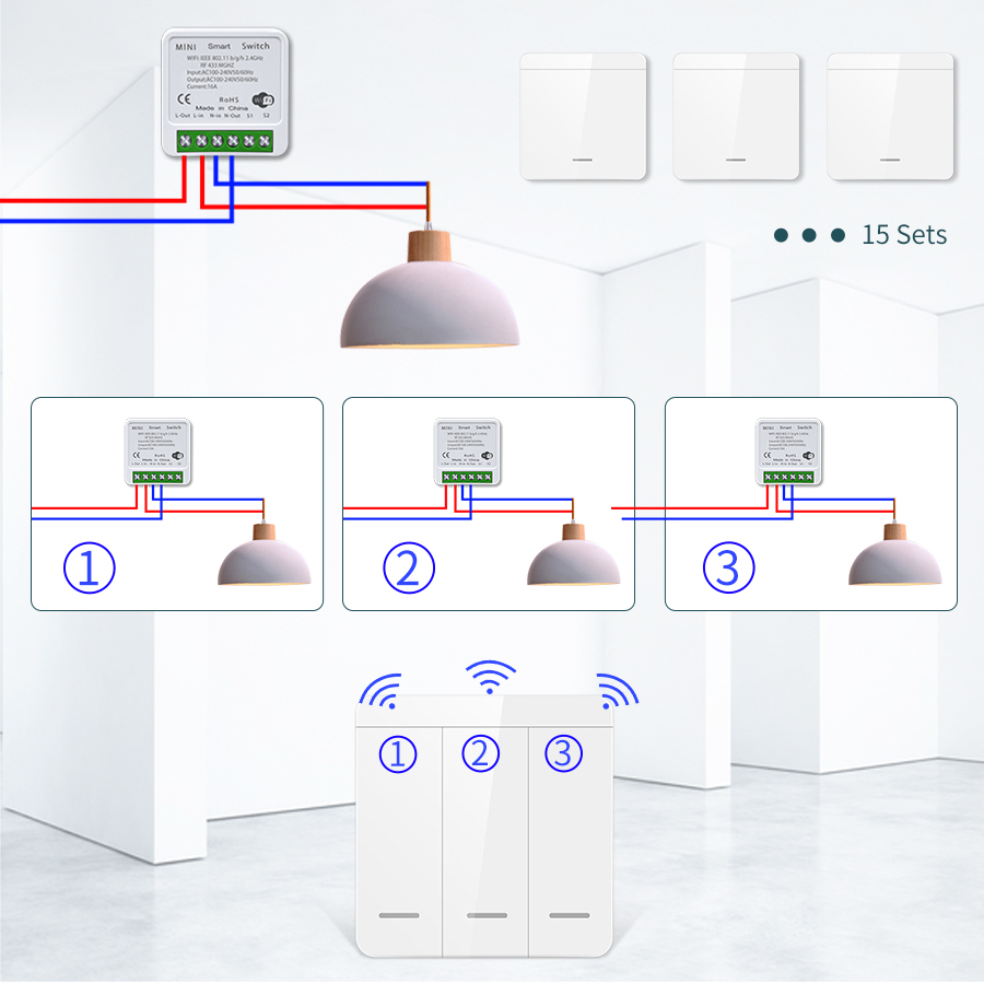 16A Tuya WiFi DIY Smart Switch - Smart Home Improvement avis et prix