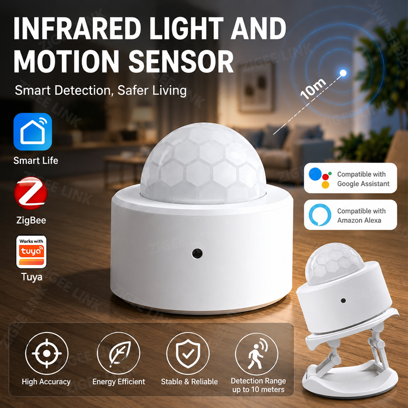 ZigBee 3.0 PIR Motion Sensor W - Smart Home Security avis et prix