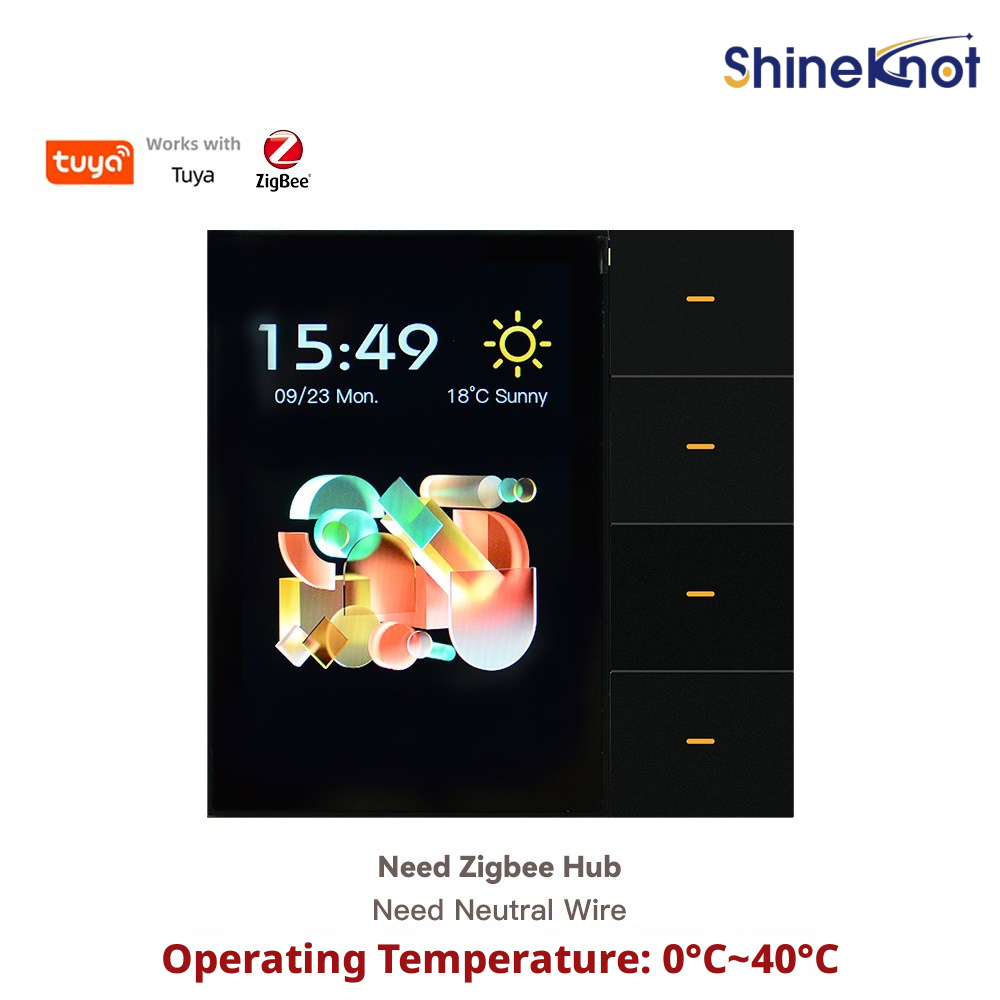 Shineknot tuya 3.5-Inch Screen - Smart Home Button avis et prix