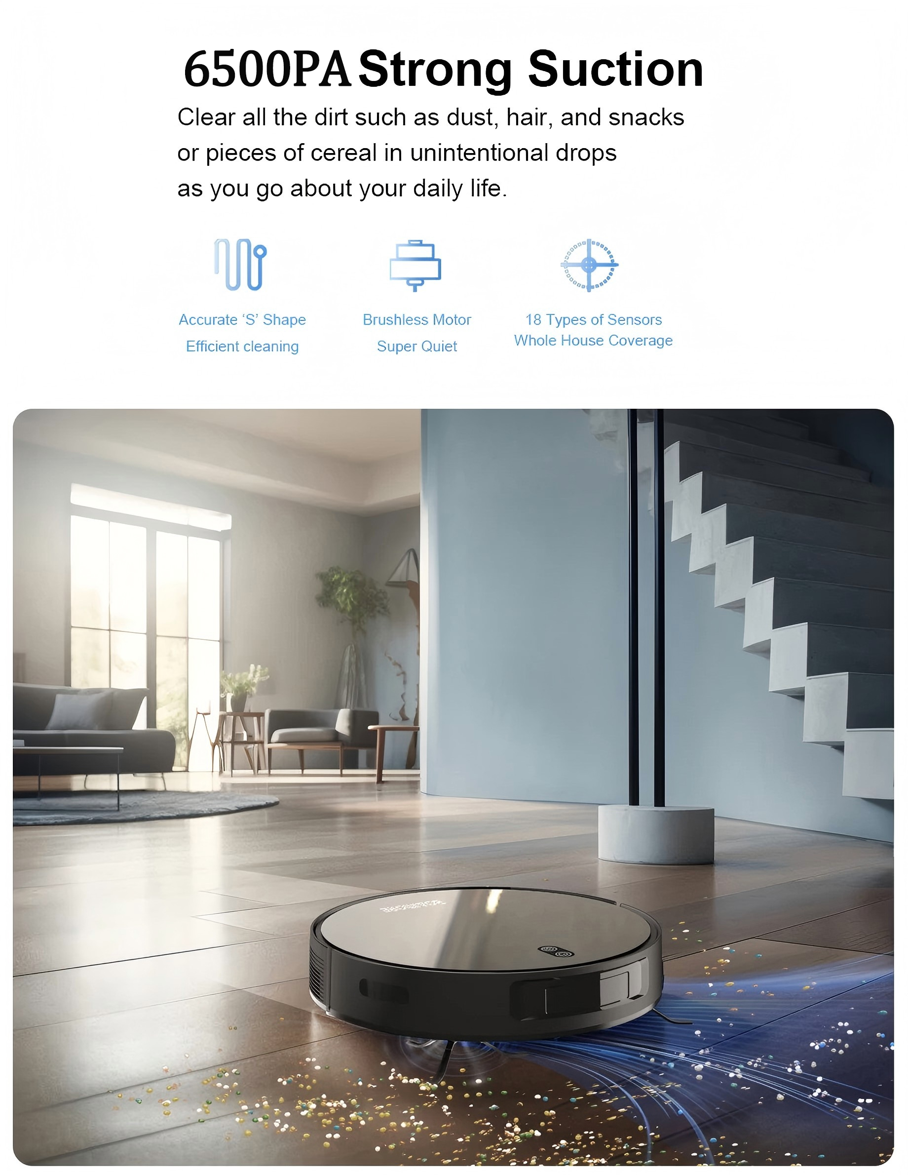 Robot Vacuum Cleaner Combo Mop - Smart Home Remote Control avis et prix