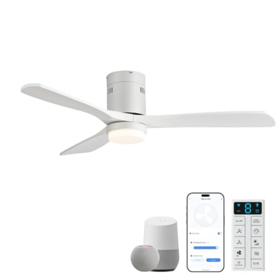 52 Inch Smart Ceiling Fan with - Smart Ceiling Fan avis et prix