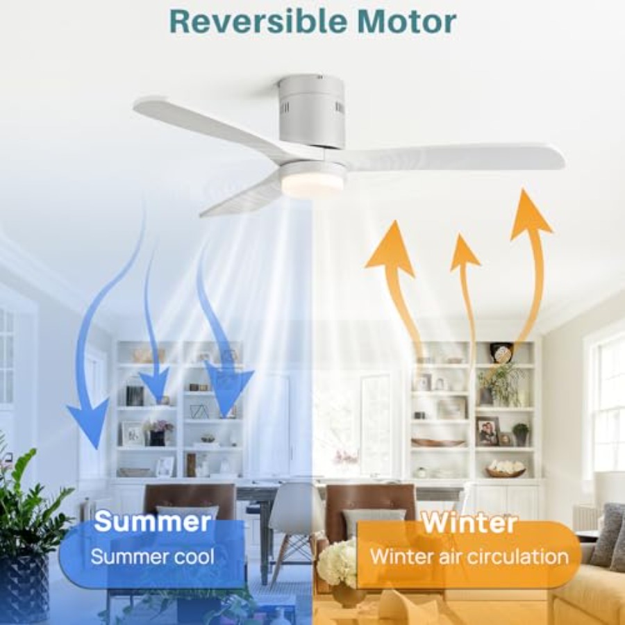 52 Inch Smart Ceiling Fan with - Smart Ceiling Fan avis et prix
