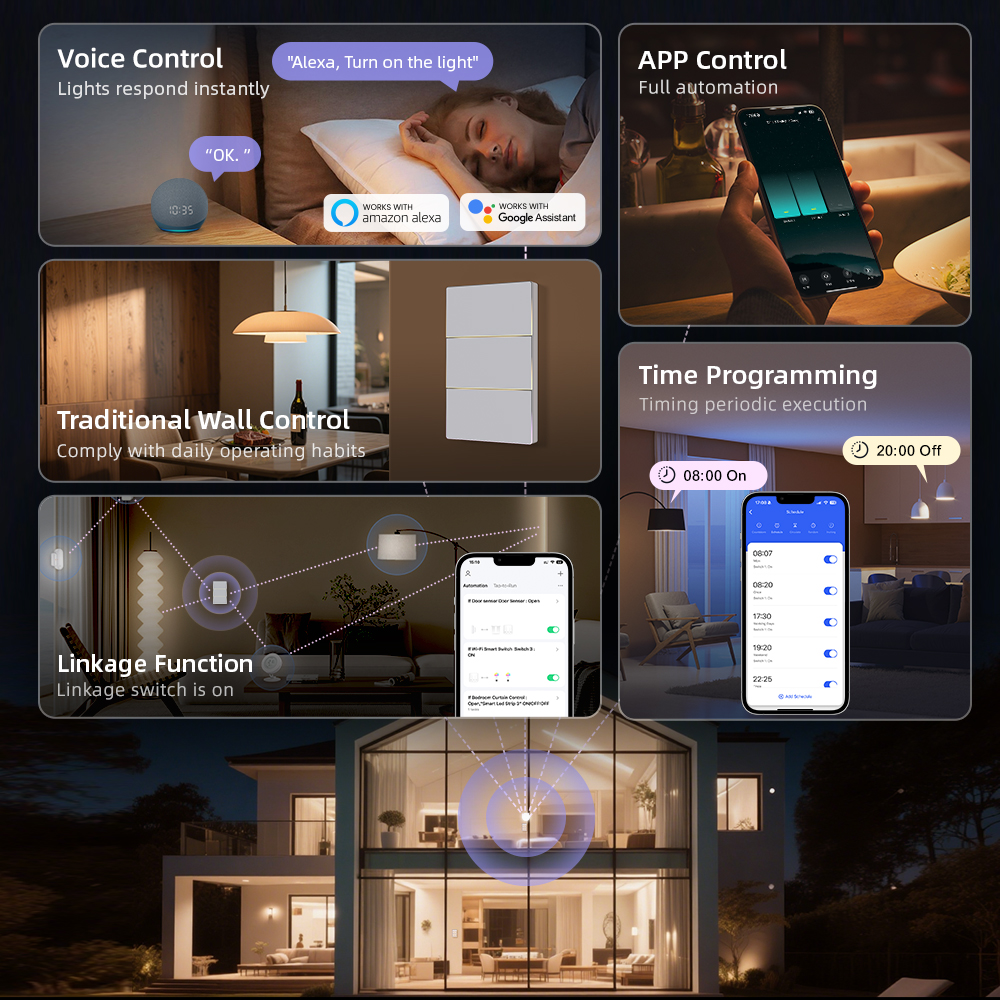 AVATTO 1/2/3/4 Gang WiFi Smart - Smart Home Button avis et prix