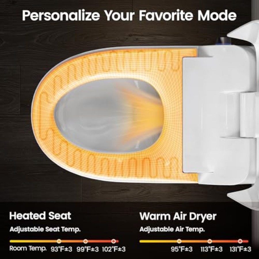 Smart toilet for home use, ABS - Smart Home Uses avis et prix
