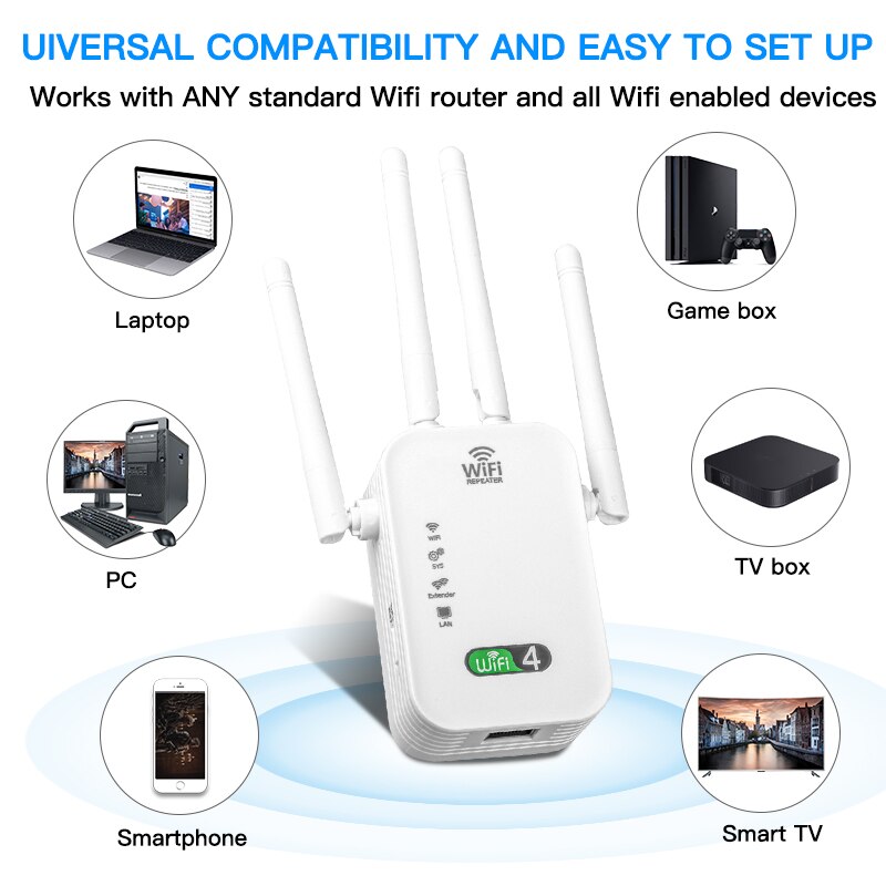 300M WIFi Repeater Wi-Fi Ampli - Smart Home X10 avis et prix