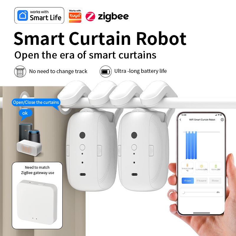 Zigbee Smart Curtain Driver Ro - Smart Home Button avis et prix