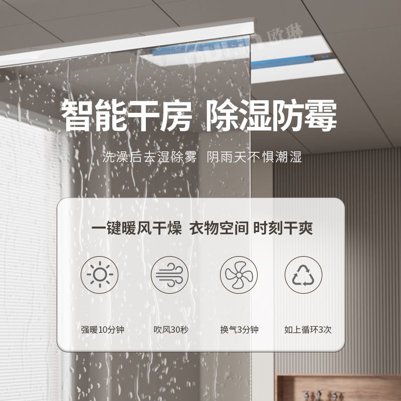 Smart 3-in-1 Bathroom Ceiling  - Smart Ceiling Fan avis et prix