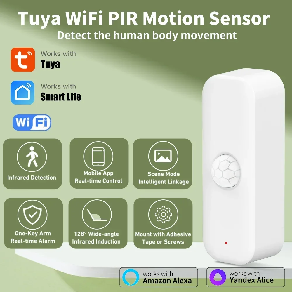 Tuya WiFI Motion Sensor PIR Sm - Smart Home Web avis et prix