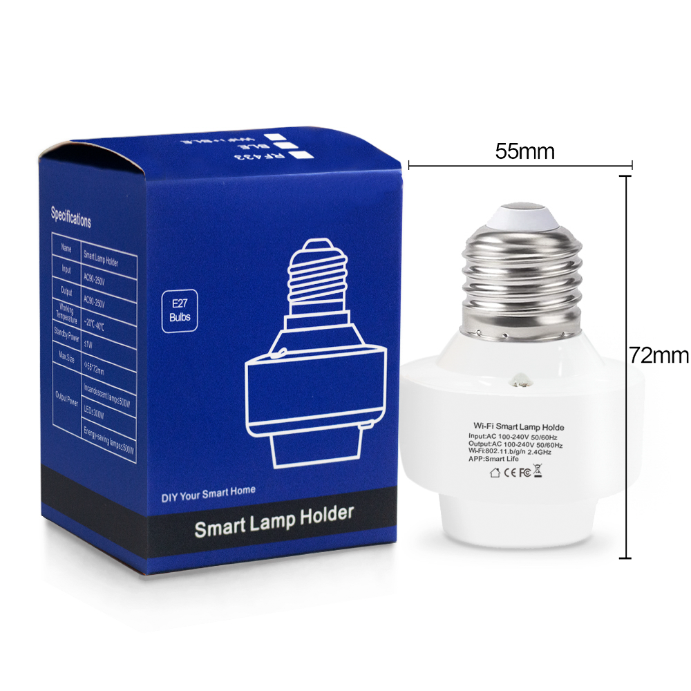 Tuya Smart E27 Socket Switch A - Smart Home Button avis et prix