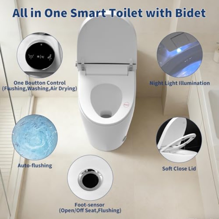 Smart toilet for home use, cer - Smart Home Uses avis et prix